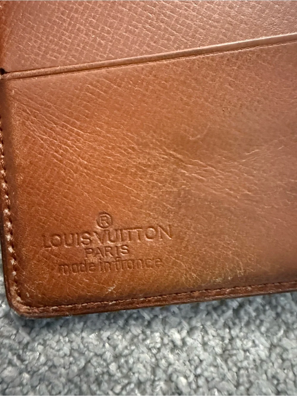 Louis Vuitton Monogram Canvas Men's Wallet in Brown and Gold